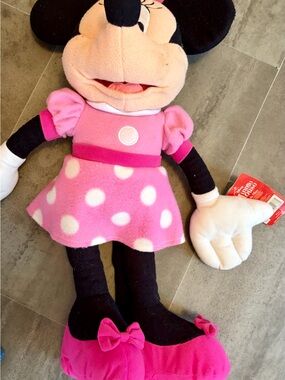 Disney Pink Polka Dot Minnie Mouse Plush Doll